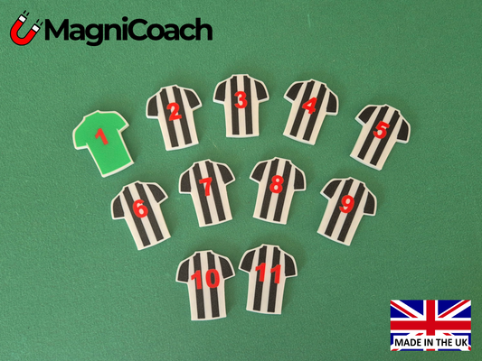 Football Tactic Markers (Vertical Stripes)