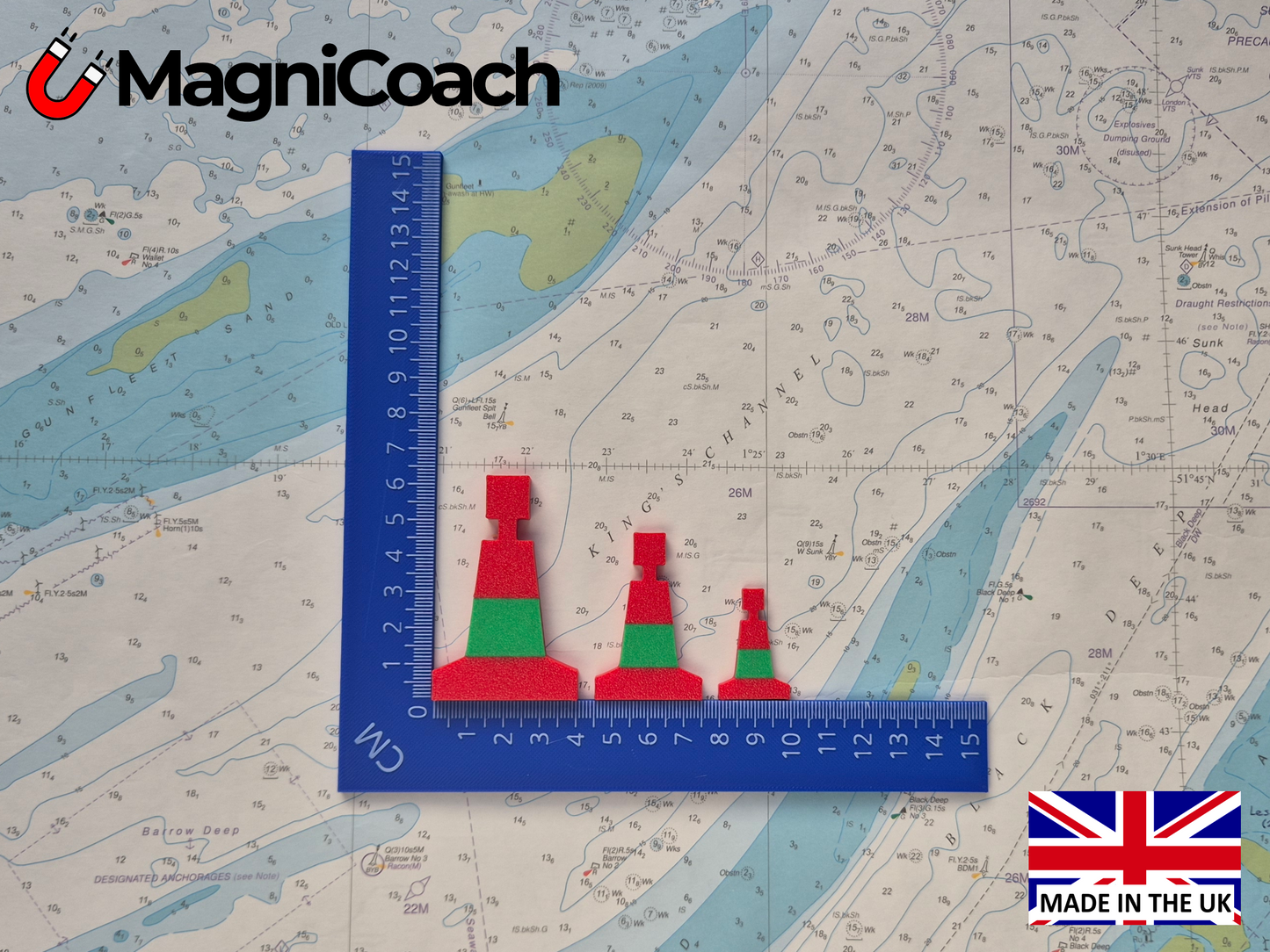 Flat IALA Marks (Set of all 16 Marks)