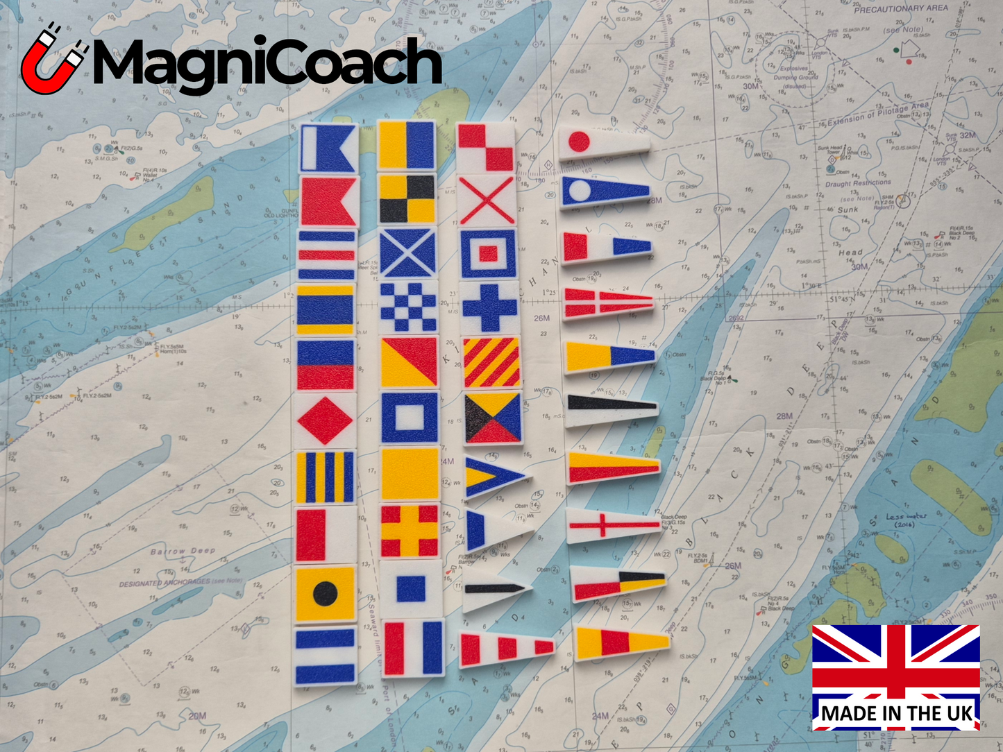 Nautical Signal Flags (Set of 40 Markers)