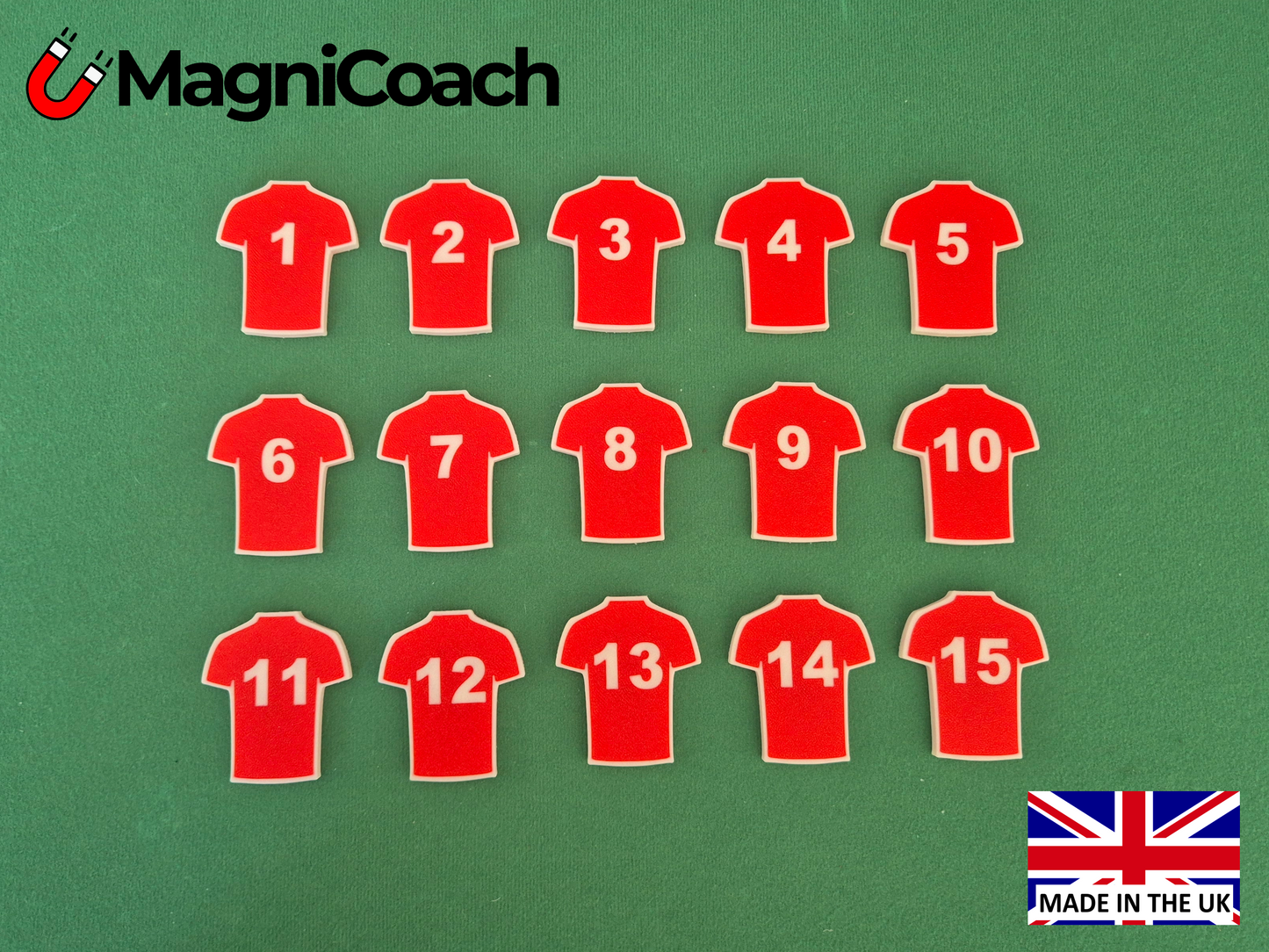 Rugby Tactic Markers (Plain)