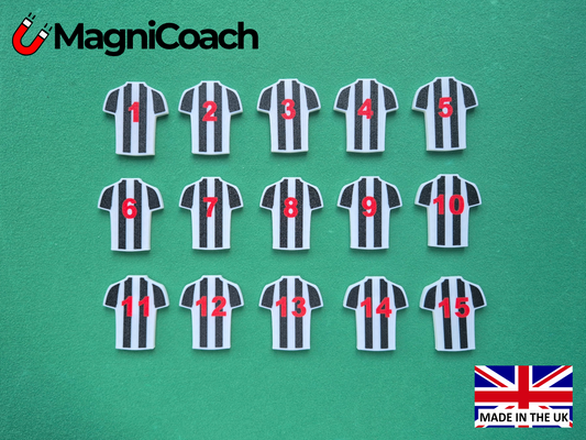 Rugby Tactic Markers (Vertical Stripe)